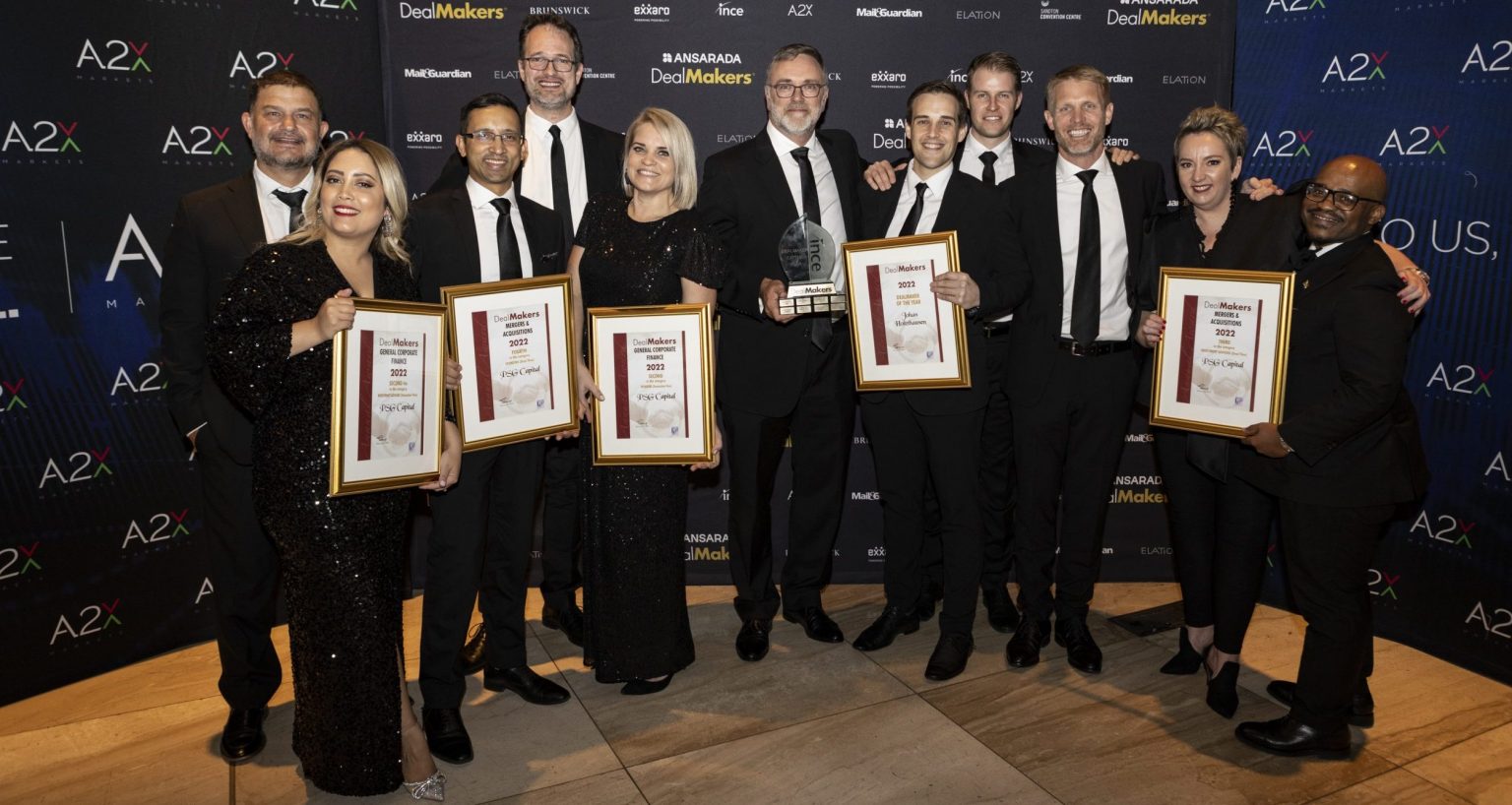 PSG Team with their DealMakers 2022 Awards